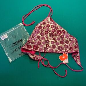 Sequin Halter Top
